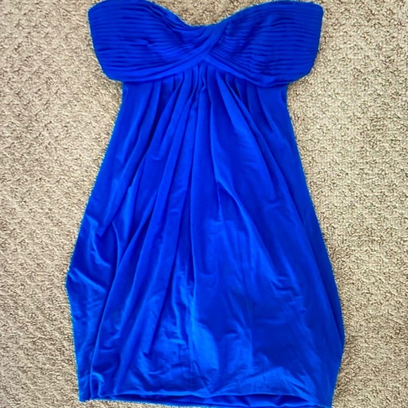 BCBG MaxAzaria XS cobalt blue cocktail dress - Picture 3 of 5